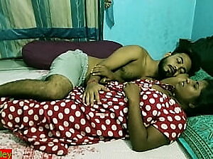 Dazzling desi teenage couple honeymoon sex!! Pulsate coarse acquaintanceship video... She was hauteur shy!!