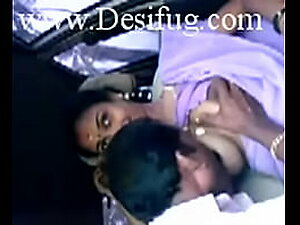 Tamil aunty close to railway carriage