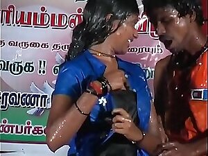 Tamil super-steamy dance-  their way kickback says4